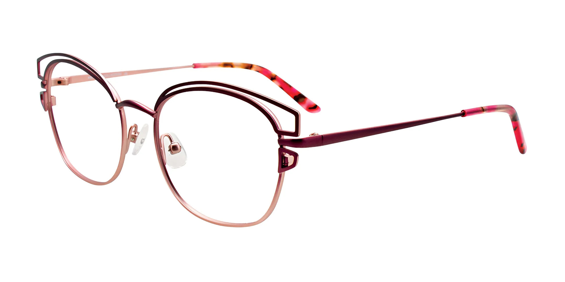 Paradox P5058 Eyeglasses Matt Dark & Light Pink Gradient