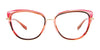 Paradox P5062 Eyeglasses | Size 53 / Blue Marbled & Light Blue & Brown Marbled
