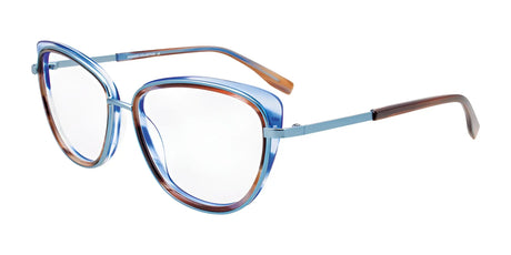 Paradox P5062 Eyeglasses Blue Marbled & Light Blue & Brown Marbled