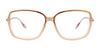 Paradox P5063 Eyeglasses | Size 55 / Beige Crystal & Gold
