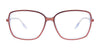 Paradox P5063 Eyeglasses | Size 55 / Beige Crystal & Gold