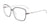 Paradox P5063 Eyeglasses | Size 55 / Crystal & Steel
