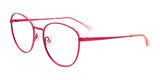 Paradox P5065 Eyeglasses Satin Dark Pink & Salmon