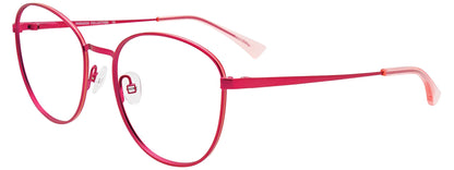 Paradox P5065 Eyeglasses Satin Dark Pink & Salmon