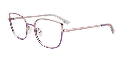 Paradox P5069 Eyeglasses Shiny Rosy Plum & Light Pink