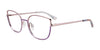 Paradox P5069 Eyeglasses | Size 52 / Shiny Rosy Plum & Light Pink
