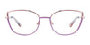 Paradox P5069 Eyeglasses | Size 52 / Shiny Blue & Silver