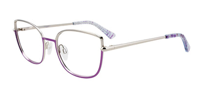 Paradox P5069 Eyeglasses Shiny Purple & Silver