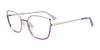 Paradox P5069 Eyeglasses | Size 52 / Shiny Purple & Silver