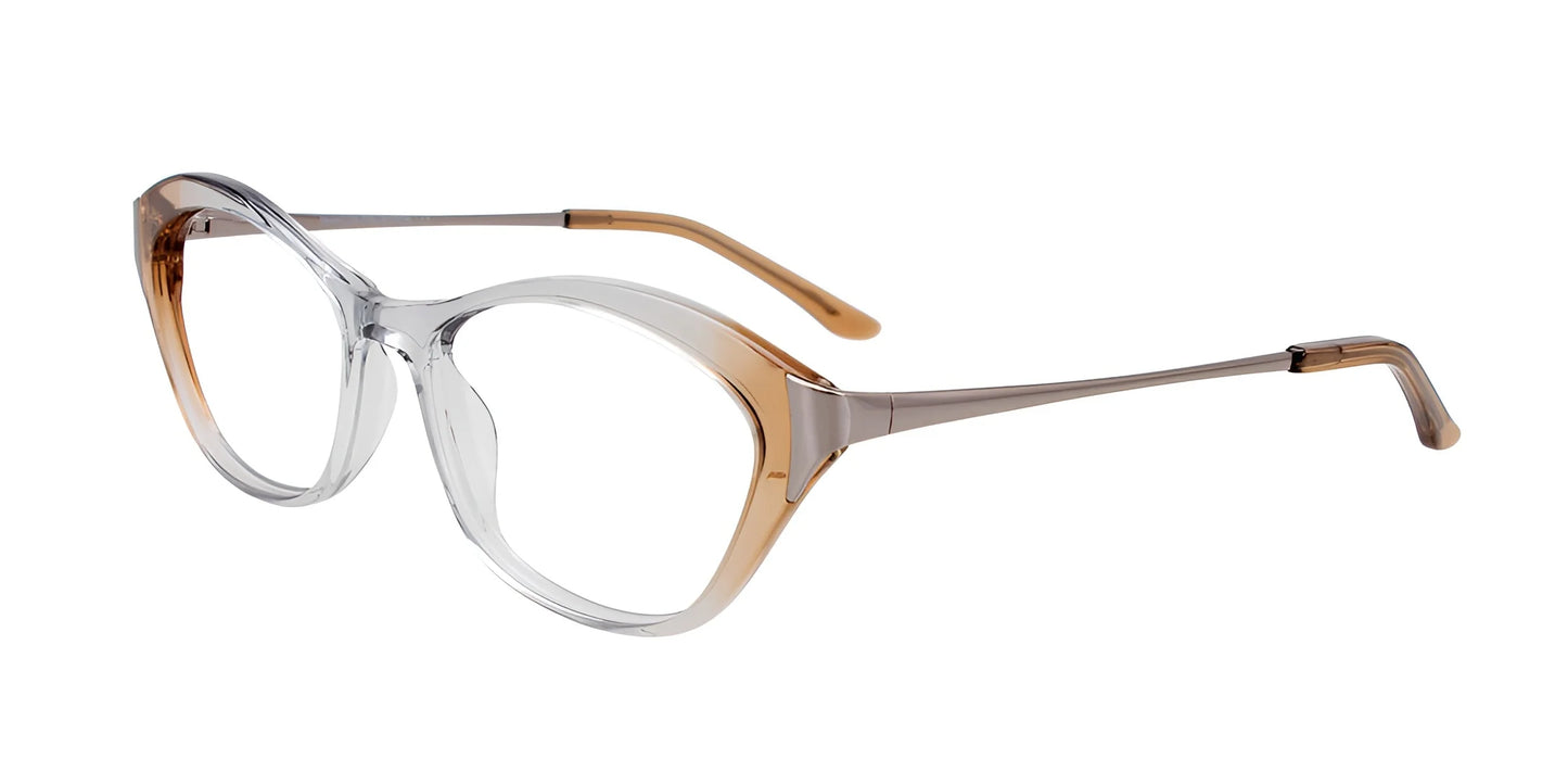 Paradox P5070 Eyeglasses Light Brown Crystal & Light Grey Crystal