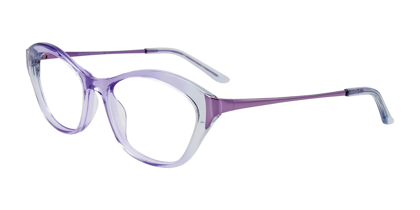 Paradox P5070 Eyeglasses Putple Crystal & Lgiht Blue Crystal