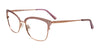 Paradox P5072 Eyeglasses | Size 51 / Satin Light Pink & Rose Gold