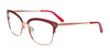 Paradox P5072 Eyeglasses | Size 51 / Satin Red & Rose Gold