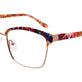 Multicolor Tortoise & Matt Light Pink