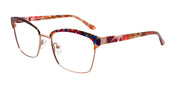 Paradox P5073 Eyeglasses | Size 55 / Multicolor Tortoise & Matt Light Pink