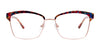 Paradox P5073 Eyeglasses | Size 55 / Multicolor Tortoise & Matt Light Pink