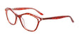Paradox P5074 Eyeglasses Red & Crystal