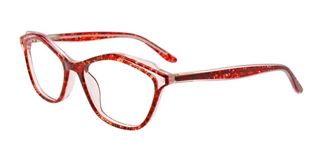 Paradox P5074 Eyeglasses Red & Crystal