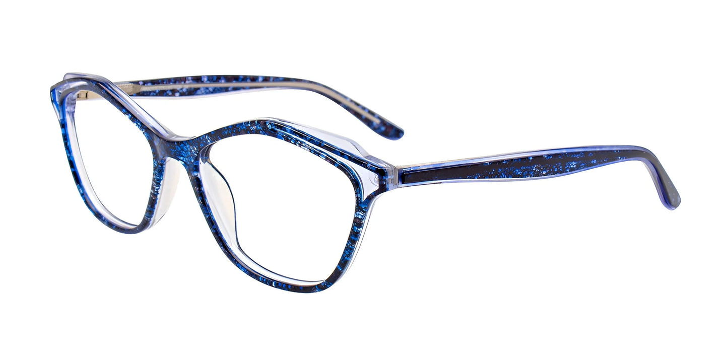 Paradox P5074 Eyeglasses Dark Blue & Crystal