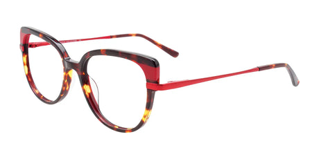 Paradox P5077 Eyeglasses Demi Amber & Red