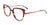 Paradox P5077 Eyeglasses | Size 52 / Demi Amber & Red