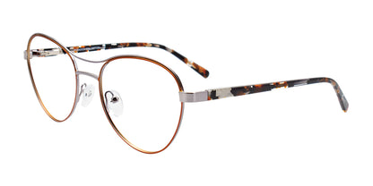 Paradox P5078 Eyeglasses Satin Copper & Shiny Grey