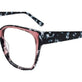 Crystal Pink & Black & White Marbled/Black & Wh