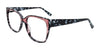 Paradox P5081 Eyeglasses | Size 52 / Crystal Pink & Black & White Marbled/Black & Wh
