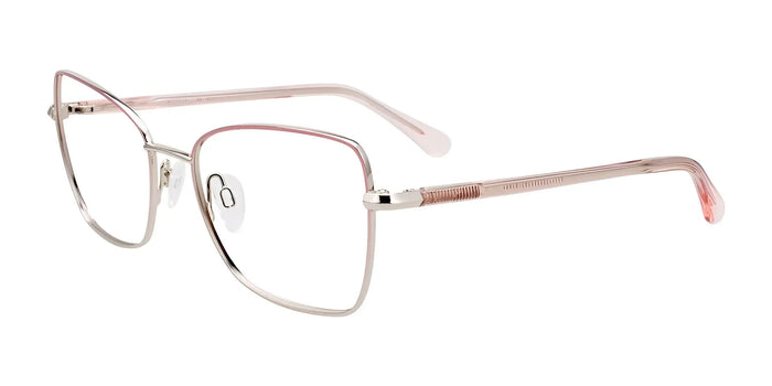 Paradox P5083 Eyeglasses | Size 53 / Shiny Light Pink & Steel