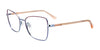 Paradox P5083 Eyeglasses | Size 53 / Shiny Light Strawberry & Blue