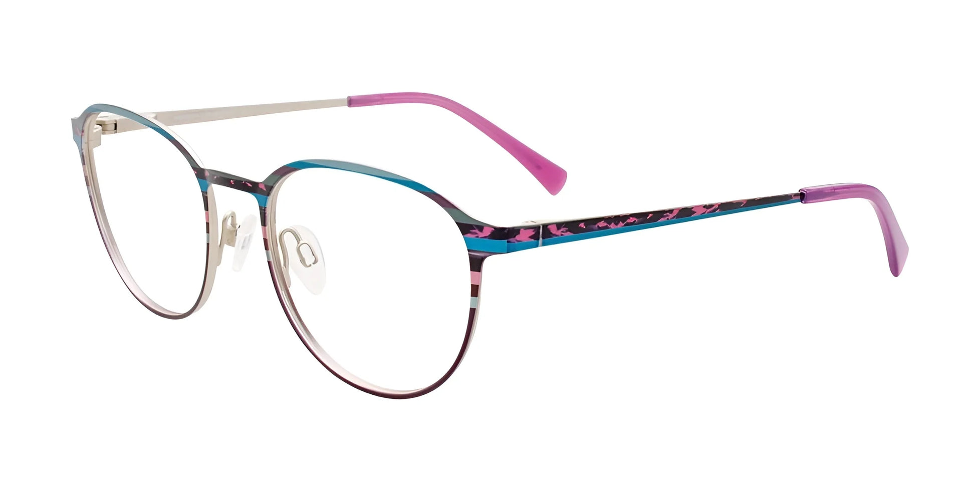 Paradox P5085 Eyeglasses Str Multicolor & Fuchsia Tort