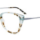 Lt Teal & Teal Tort/Sat Blue