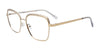 Paradox P5089 Eyeglasses | Size 54 / Soft Gold & Steel