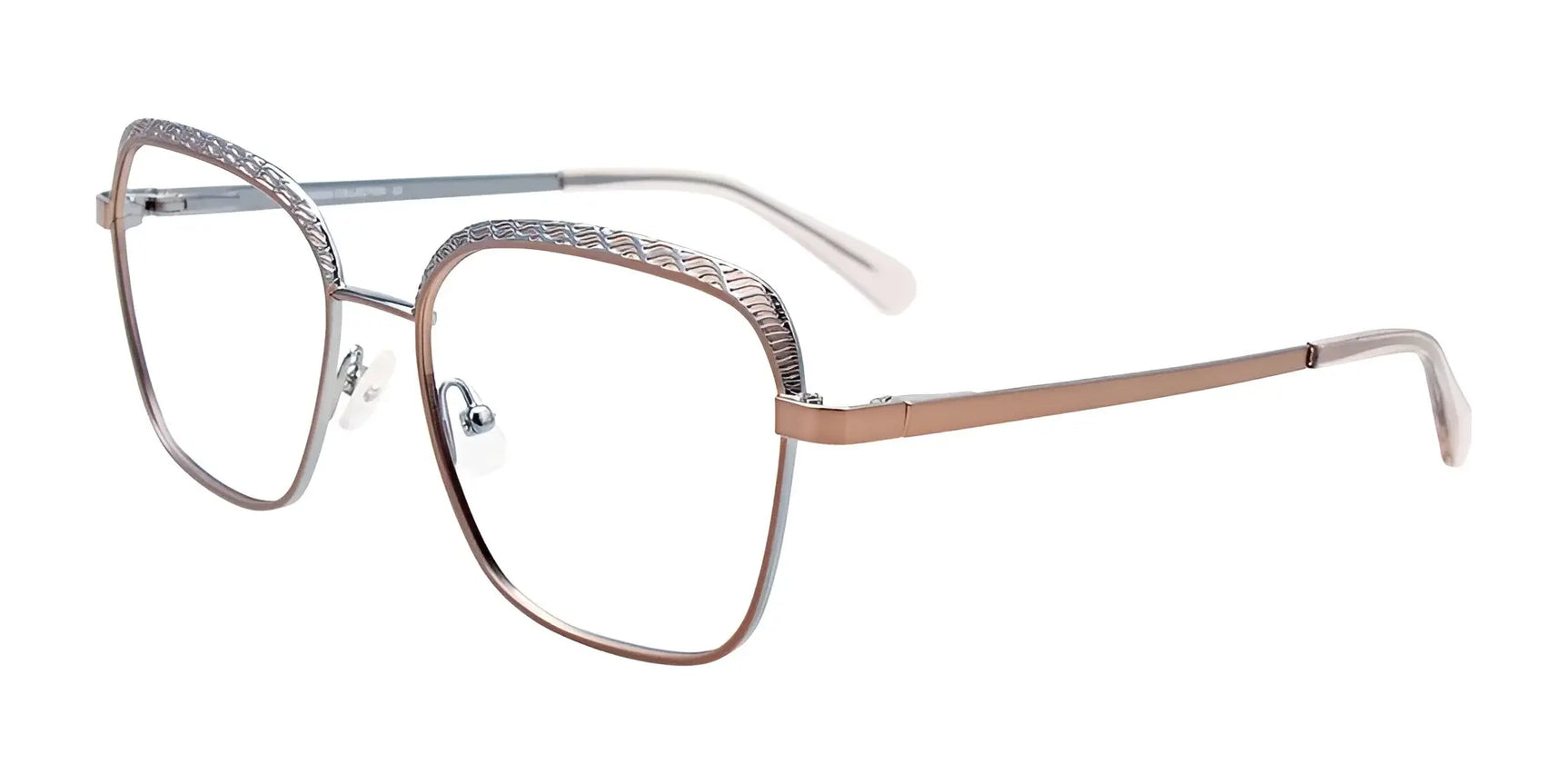 Paradox P5089 Eyeglasses Light Brown & Light Blue