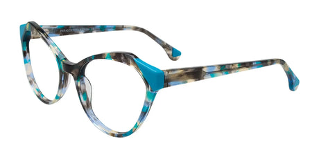 Paradox P5091 Eyeglasses Green Tor & Turquoise Trim