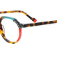 Multicolor Multipattern Tortoise & Red