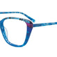 Blue & Transparent Marble Blue