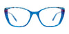 Paradox P5097 Eyeglasses | Size 52 / Black & Transparent Marble Black