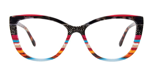 Paradox P5101 Eyeglasses / Size 54 / Striped Black