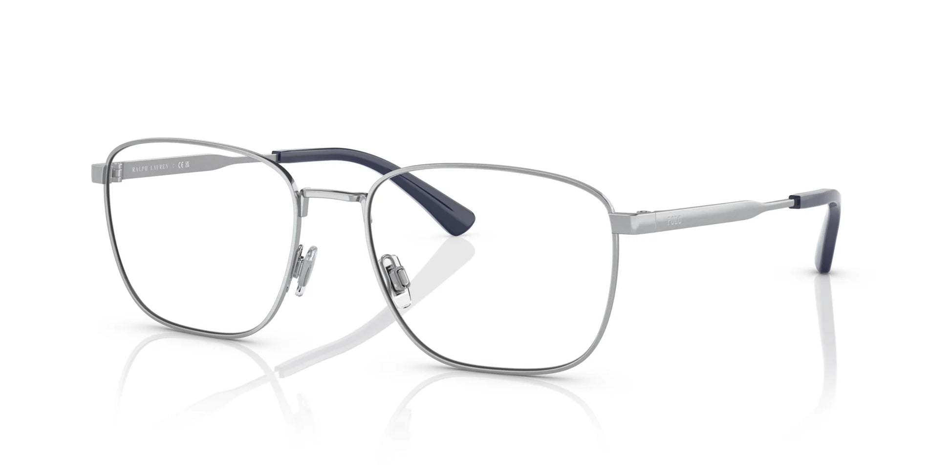 Polo PH1214 Eyeglasses Shiny Brushed Silver