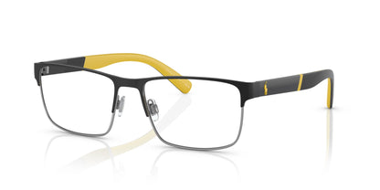 Polo PH1215 Eyeglasses Semishiny Black + Gunmetal