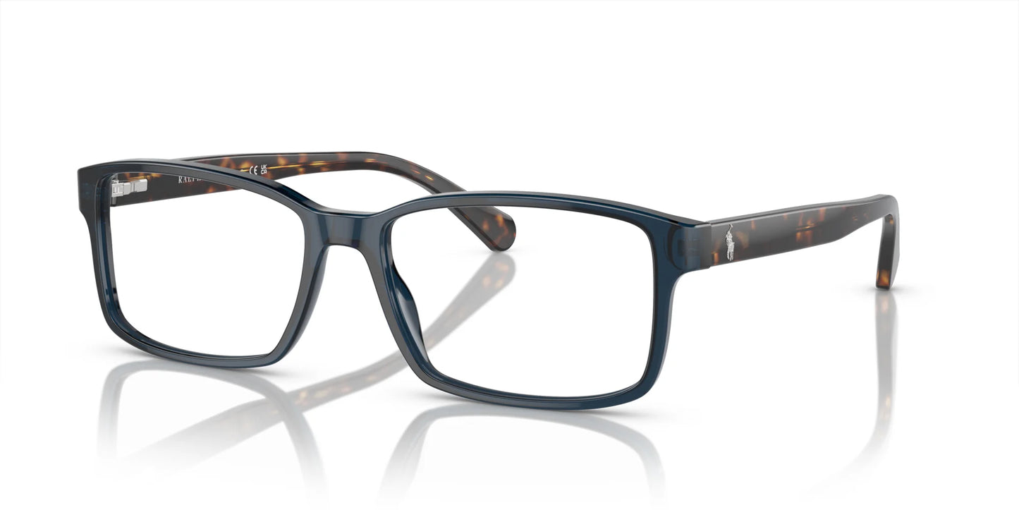 Polo PH2123 Eyeglasses Shiny Transparent Blue