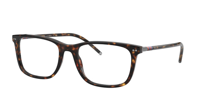 Polo PH2224 Eyeglasses | Size 56 / Shiny Dark Havana