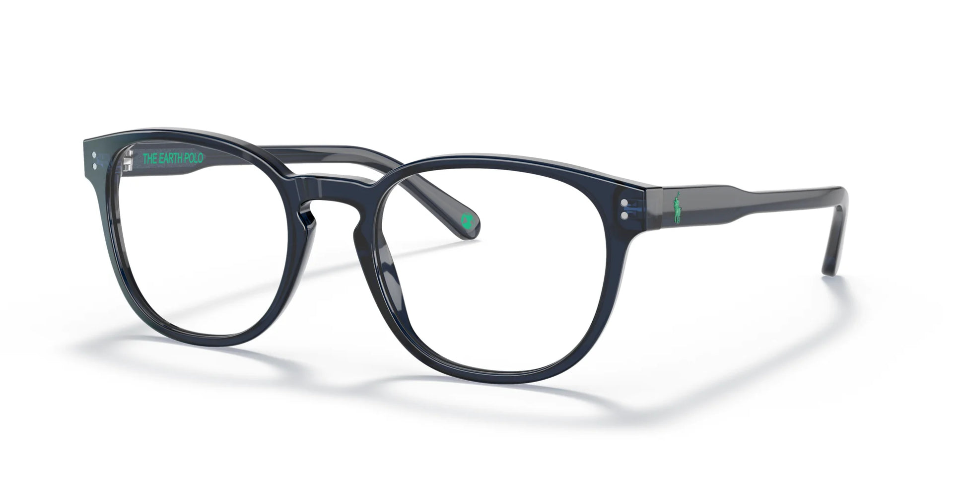 Polo PH2232 Eyeglasses Shiny Transparent Blue