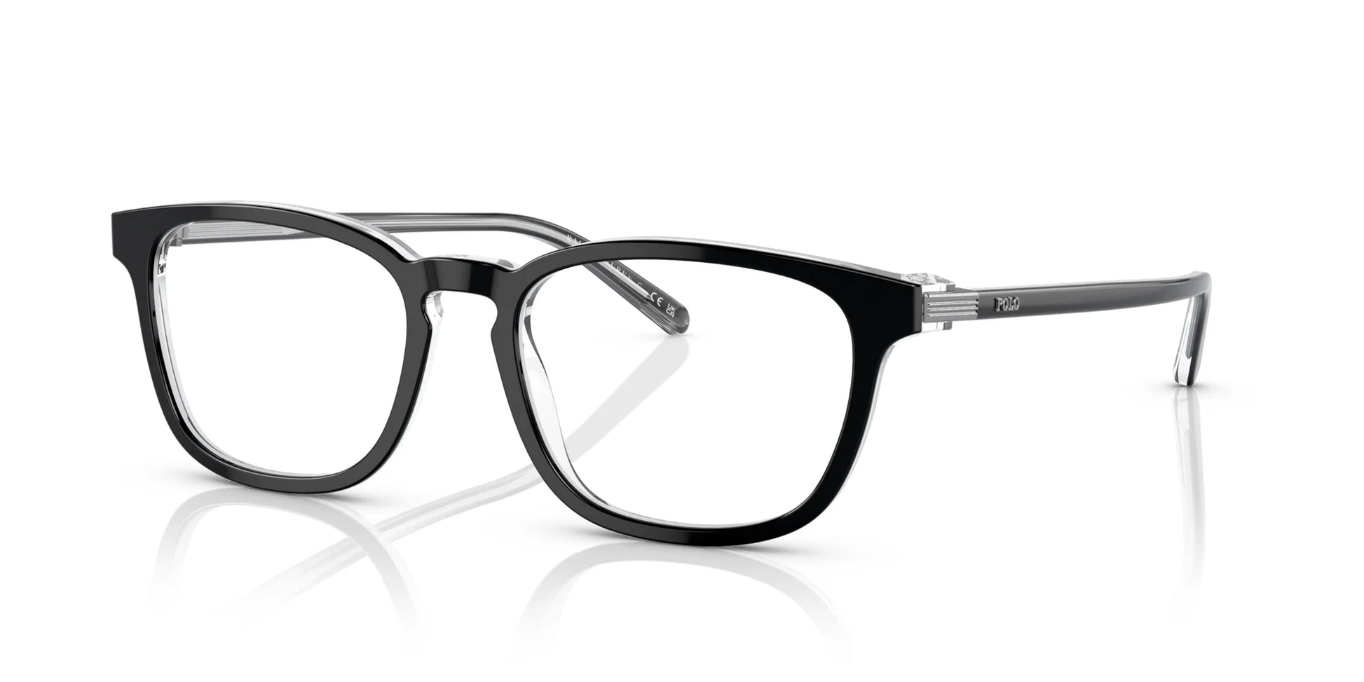 Polo PH2253 Eyeglasses Shiny Black On Crystal