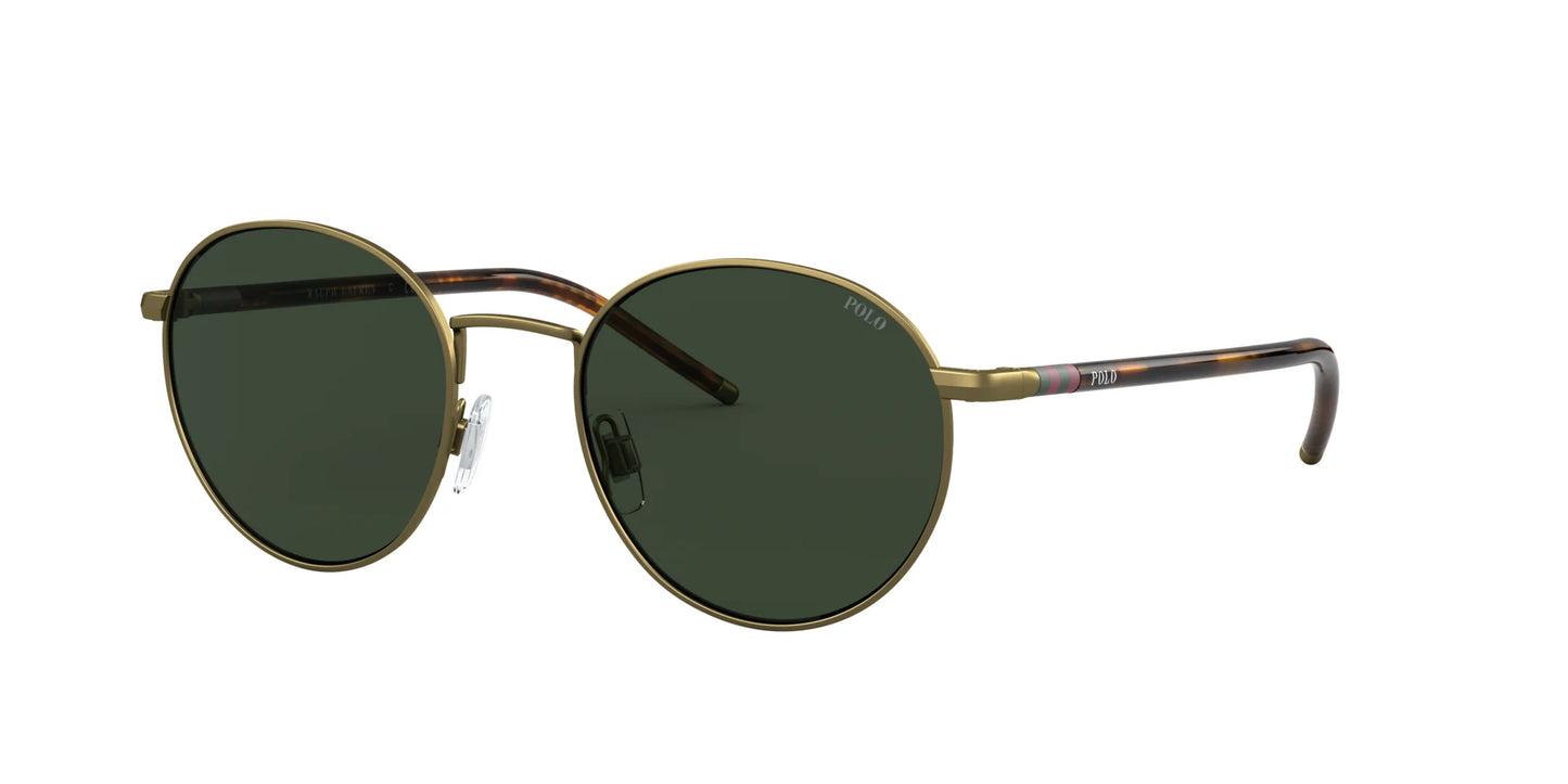 Polo PH3133 Sunglasses Semi-Shiny Brass / Green