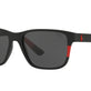 Matte Black / Rubber Red