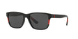 Polo PH4137 Sunglasses Matte Black / Rubber Red / Grey