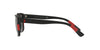Polo PH4137 Sunglasses | Size 57 / Matte Black / Rubber Red / Grey (3N 9.3%)