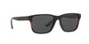 Polo PH4137 Sunglasses | Size 57 / Matte Black / Rubber Red / Grey (3N 9.3%)